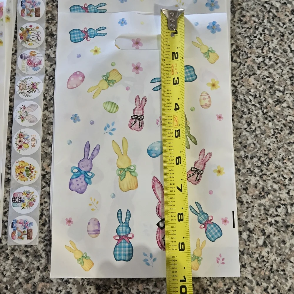 Easter Bunny Party Favor Bags - 20 Pieces